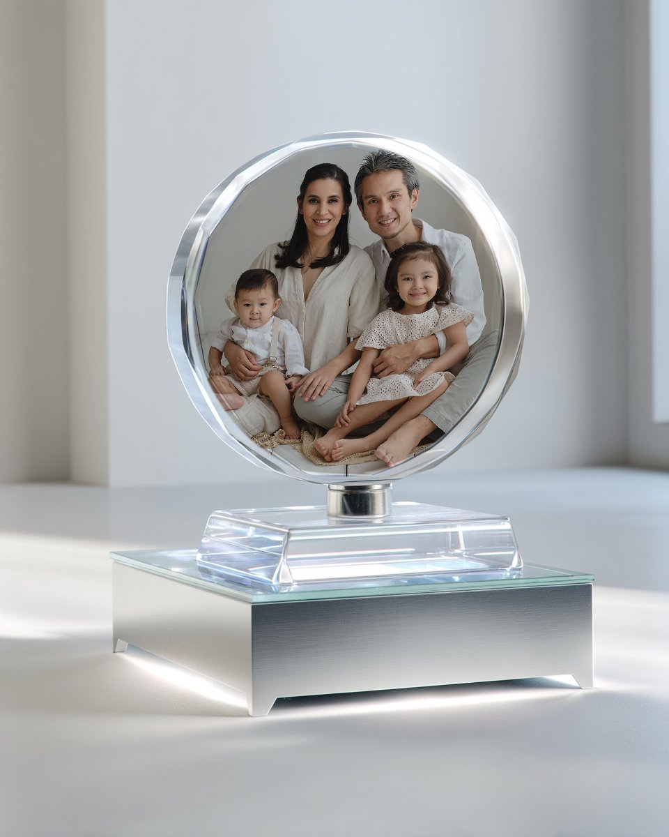 Aura circle  cristal redondo 