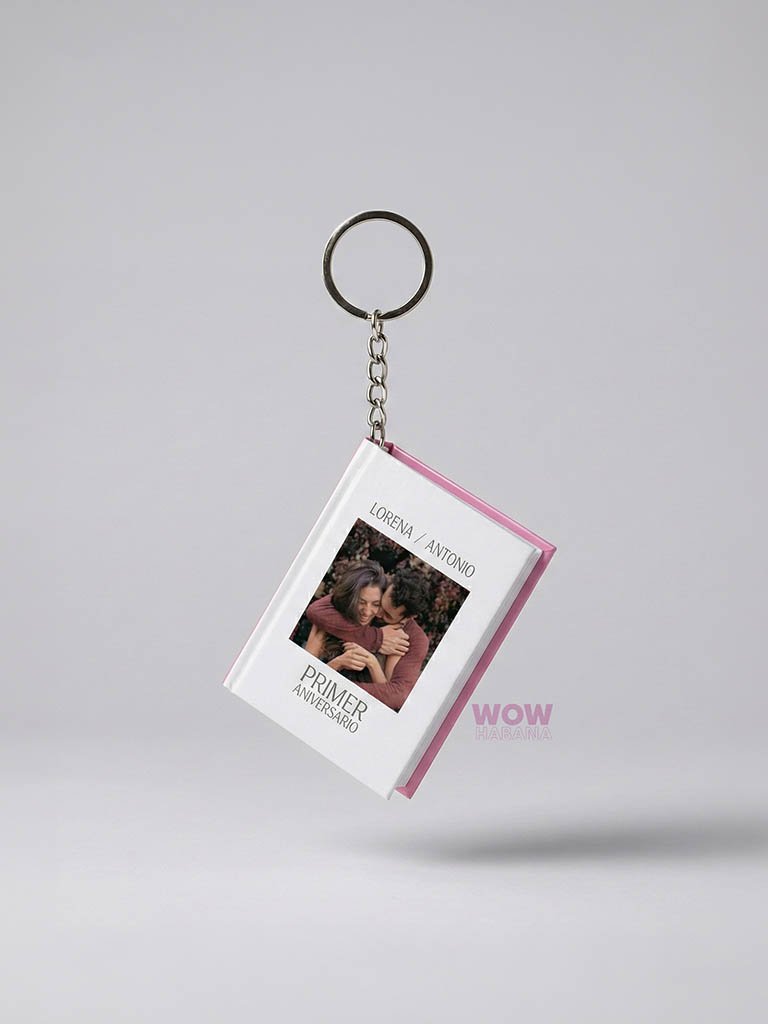 Minibook llavero personalizado tu Álbum de fotos