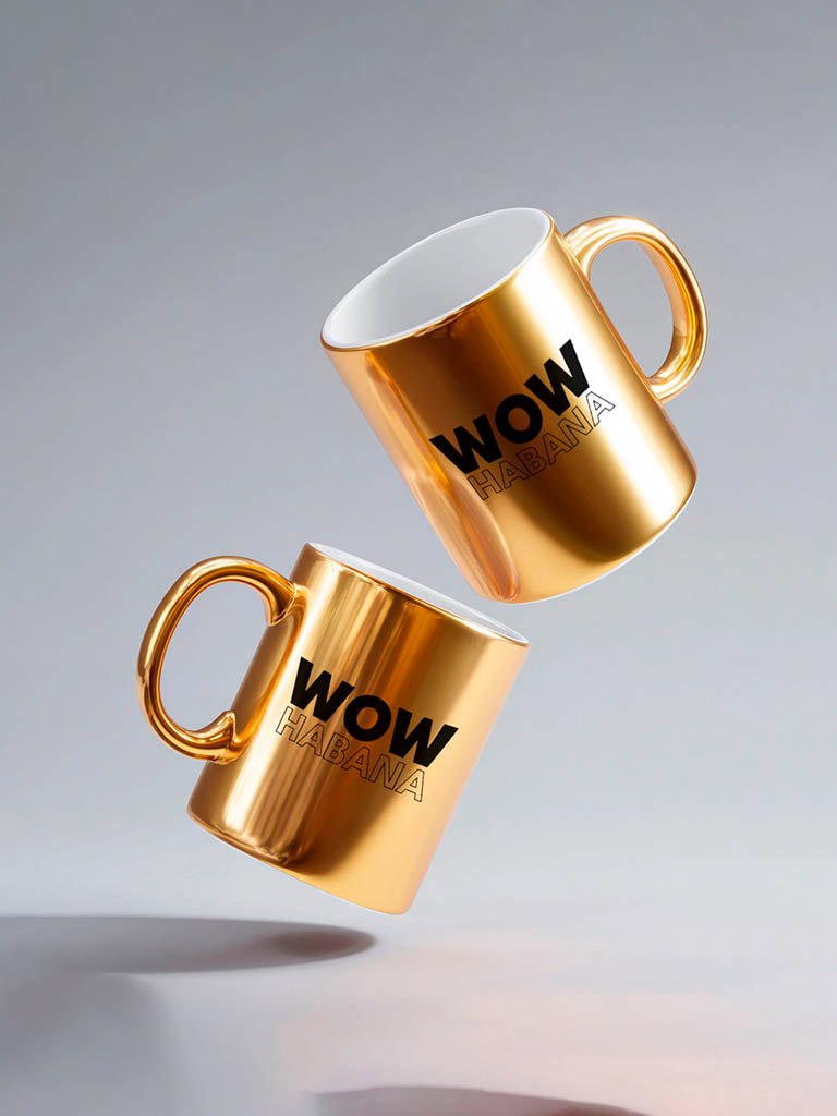 Taza metalizada 
