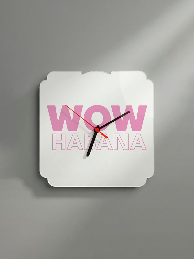 Reloj cuadrado  diseño personalizado